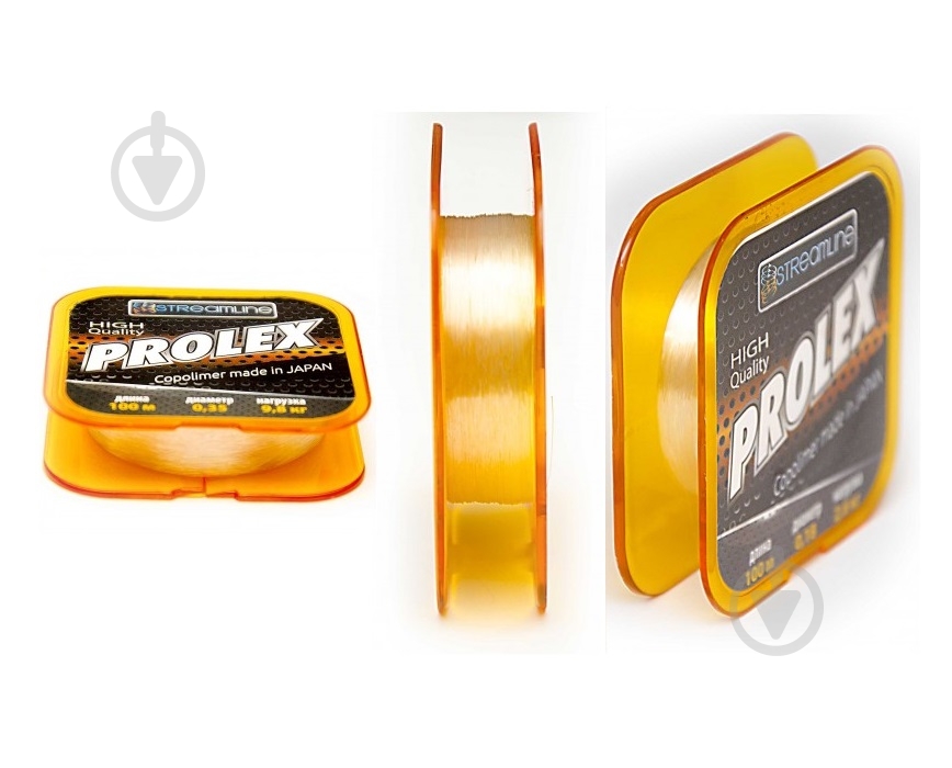 Леска Streamline Prolex 100м 0,2мм 3,2кг - фото 1 Леска Streamline Prolex 100м 0,2мм 3,2кг - фото 1