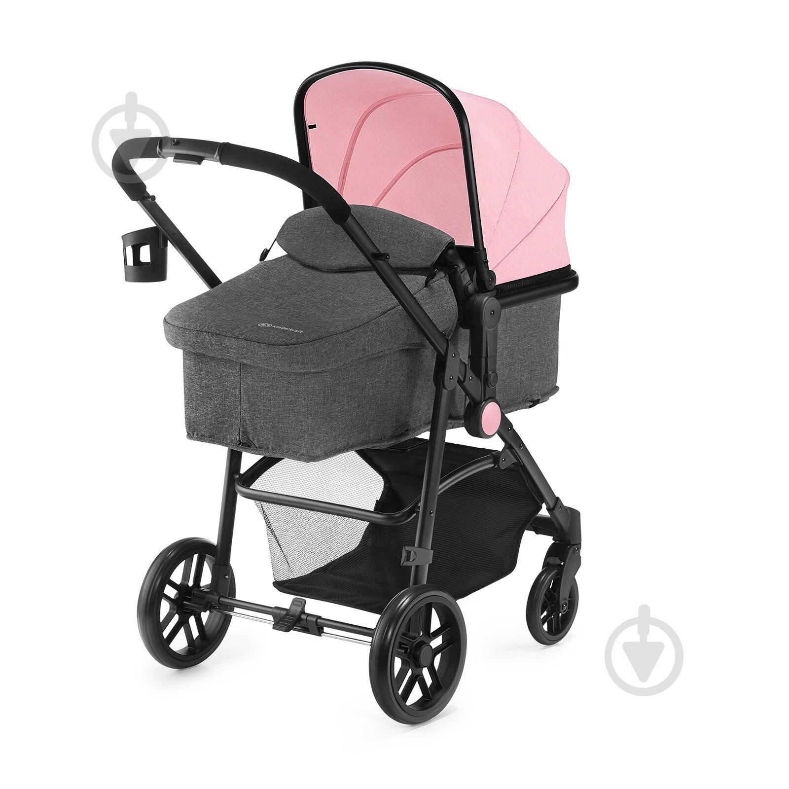 Коляска 3 в 1 Kinderkraft Juli Pink KKWJULIPNK3000 - фото 3
