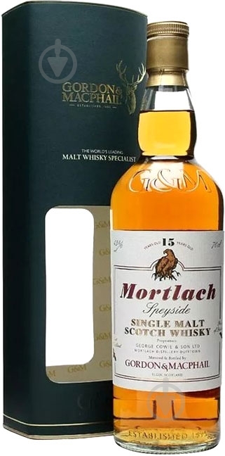 Виски Gordon & MacPhail односолодовый Mortlach 15yo подарочная коробка 0,7 л - фото 1