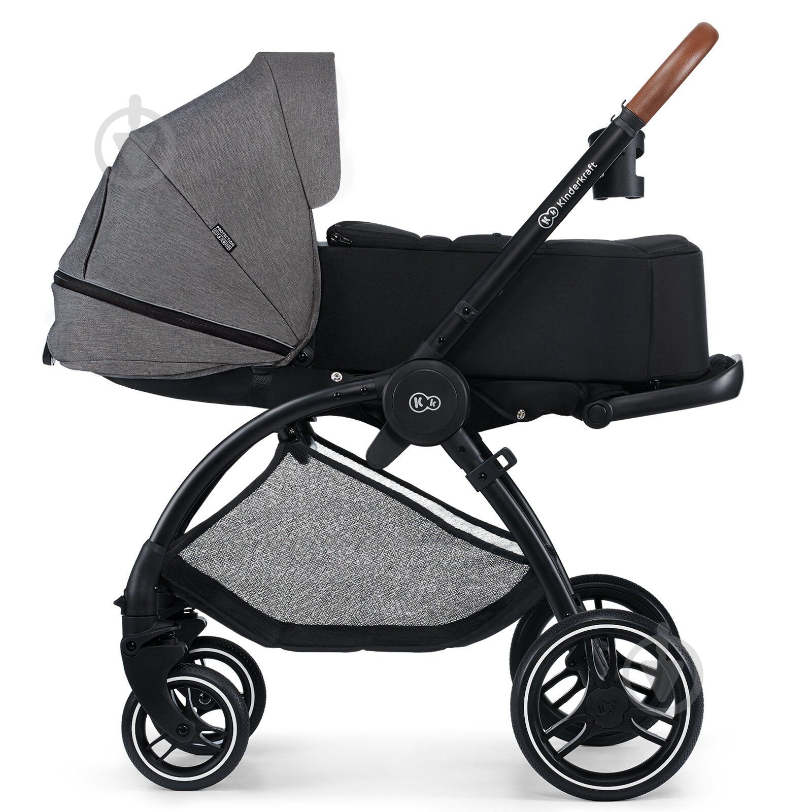 Коляска універсальна 2 в 1 Kinderkraft Evolution Cocoon сіра KKWEVCOGRY2000 - фото 3 Коляска універсальна 2 в 1 Kinderkraft Evolution Cocoon сіра KKWEVCOGRY2000 - фото 3