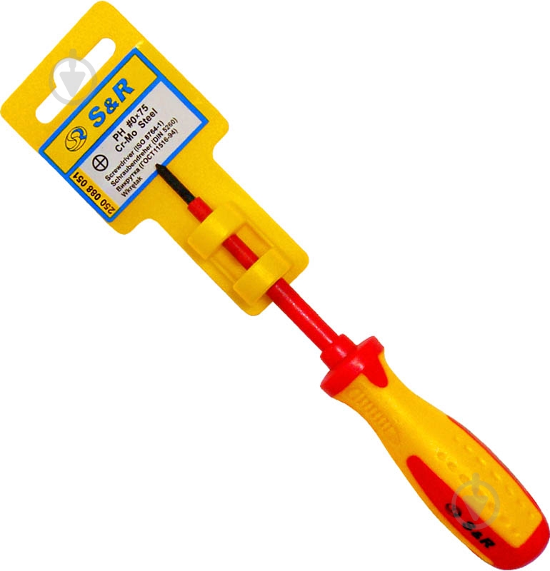 Отвертка S&R PH0×75 мм 250088051 - фото 2