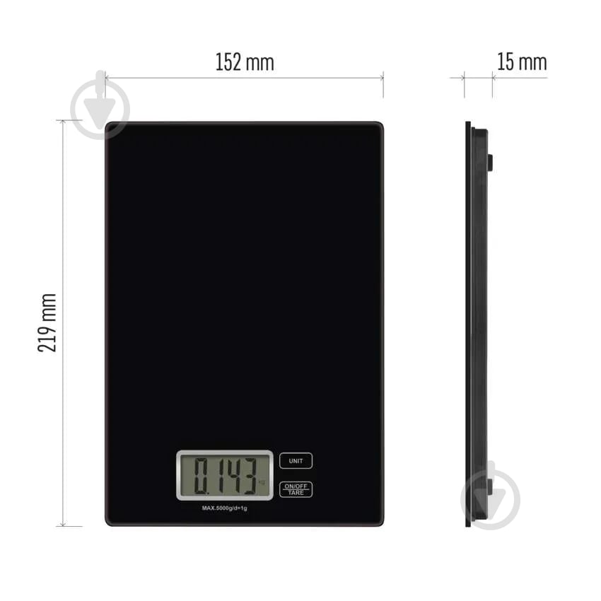 Весы кухонные Emos EV014B - фото 4 Весы кухонные Emos EV014B - фото 4