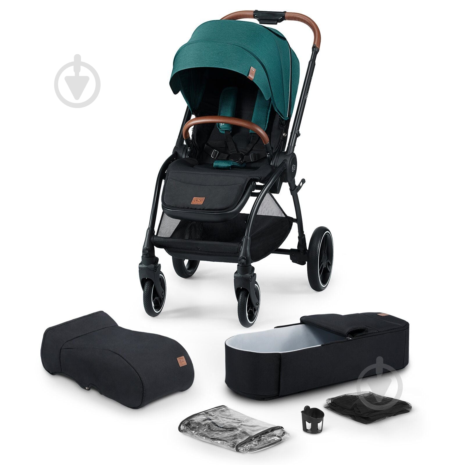 Коляска универсальная 2 в 1 Kinderkraft Evolution Cocoon зеленая KKWEVCOGBL2000 - фото 1 Коляска универсальная 2 в 1 Kinderkraft Evolution Cocoon зеленая KKWEVCOGBL2000 - фото 1