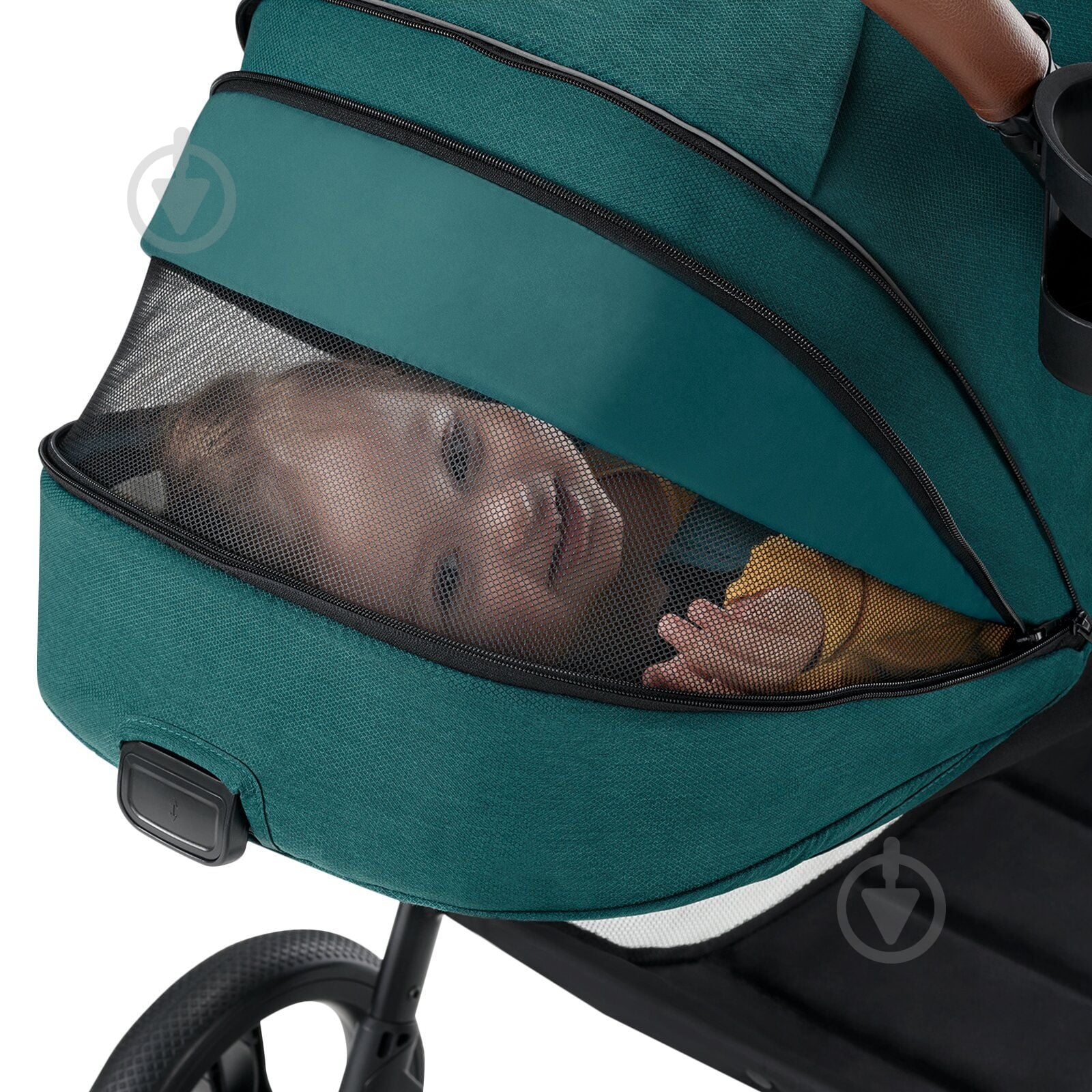 Коляска универсальная 2 в 1 Kinderkraft Evolution Cocoon зеленая KKWEVCOGBL2000 - фото 10 Коляска универсальная 2 в 1 Kinderkraft Evolution Cocoon зеленая KKWEVCOGBL2000 - фото 10