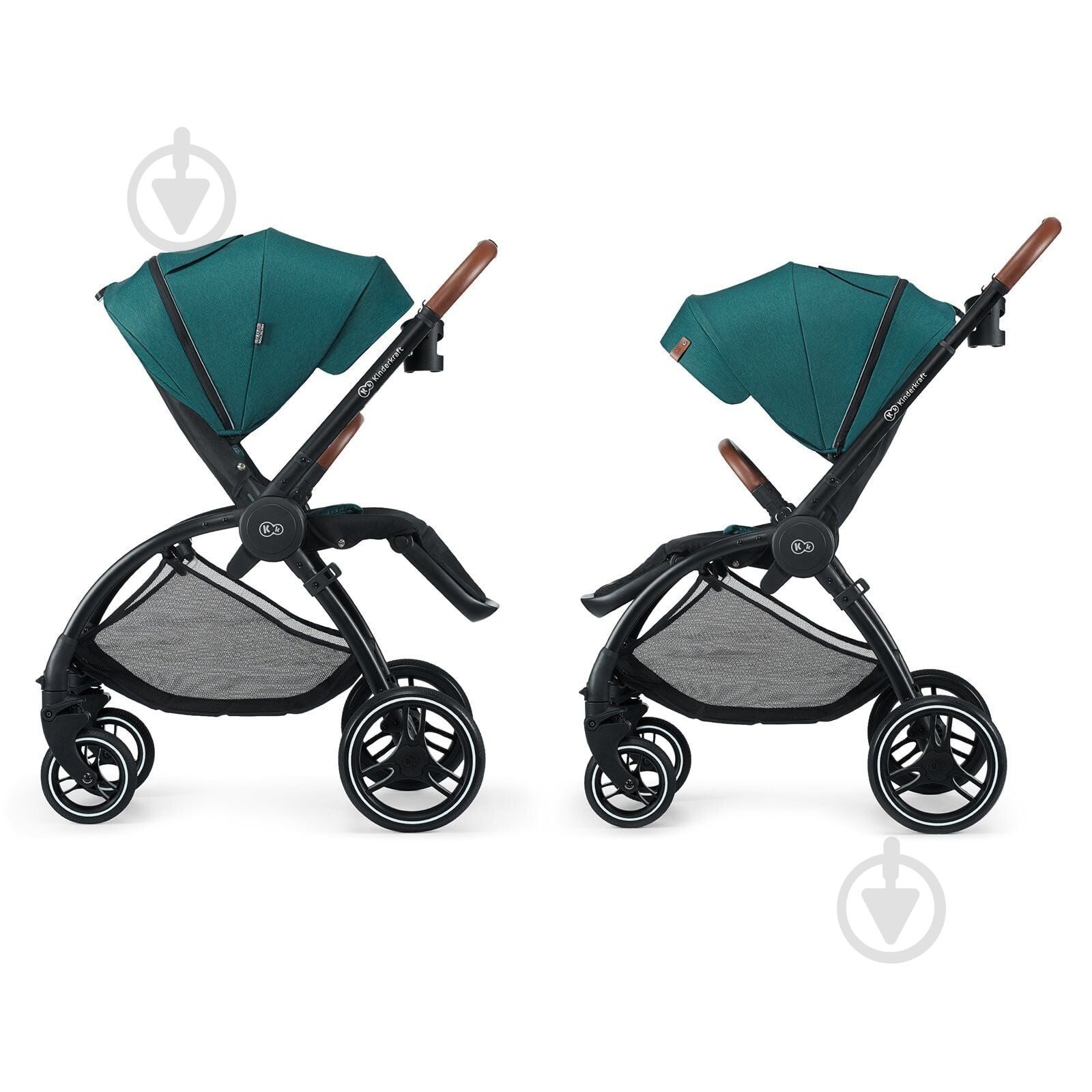 Коляска универсальная 2 в 1 Kinderkraft Evolution Cocoon зеленая KKWEVCOGBL2000 - фото 5 Коляска универсальная 2 в 1 Kinderkraft Evolution Cocoon зеленая KKWEVCOGBL2000 - фото 5