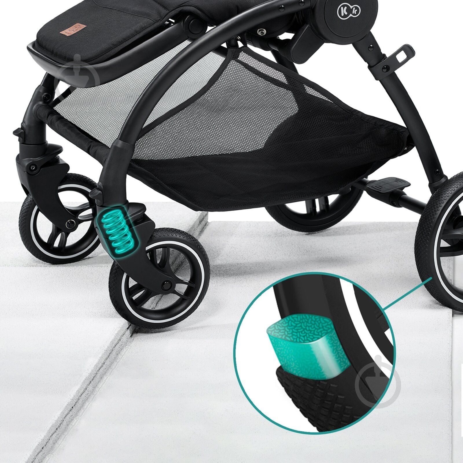 Коляска универсальная 2 в 1 Kinderkraft Evolution Cocoon зеленая KKWEVCOGBL2000 - фото 8 Коляска универсальная 2 в 1 Kinderkraft Evolution Cocoon зеленая KKWEVCOGBL2000 - фото 8