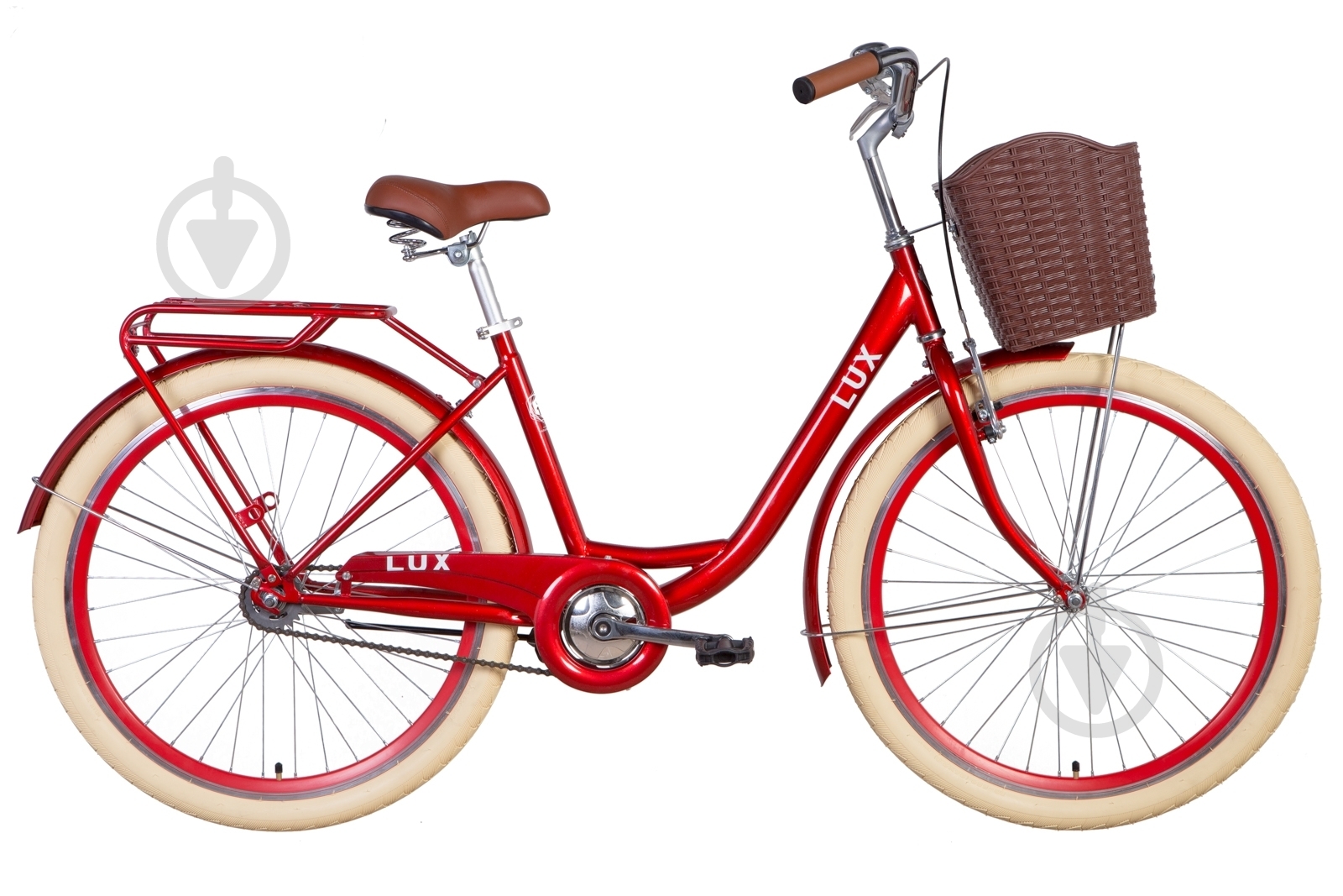 Велосипед Dorozhnik 26" 17"(43 см) LUX OPS-D-26-121 рубиновый - фото 1 Велосипед Dorozhnik 26" 17"(43 см) LUX OPS-D-26-121 рубиновый - фото 1