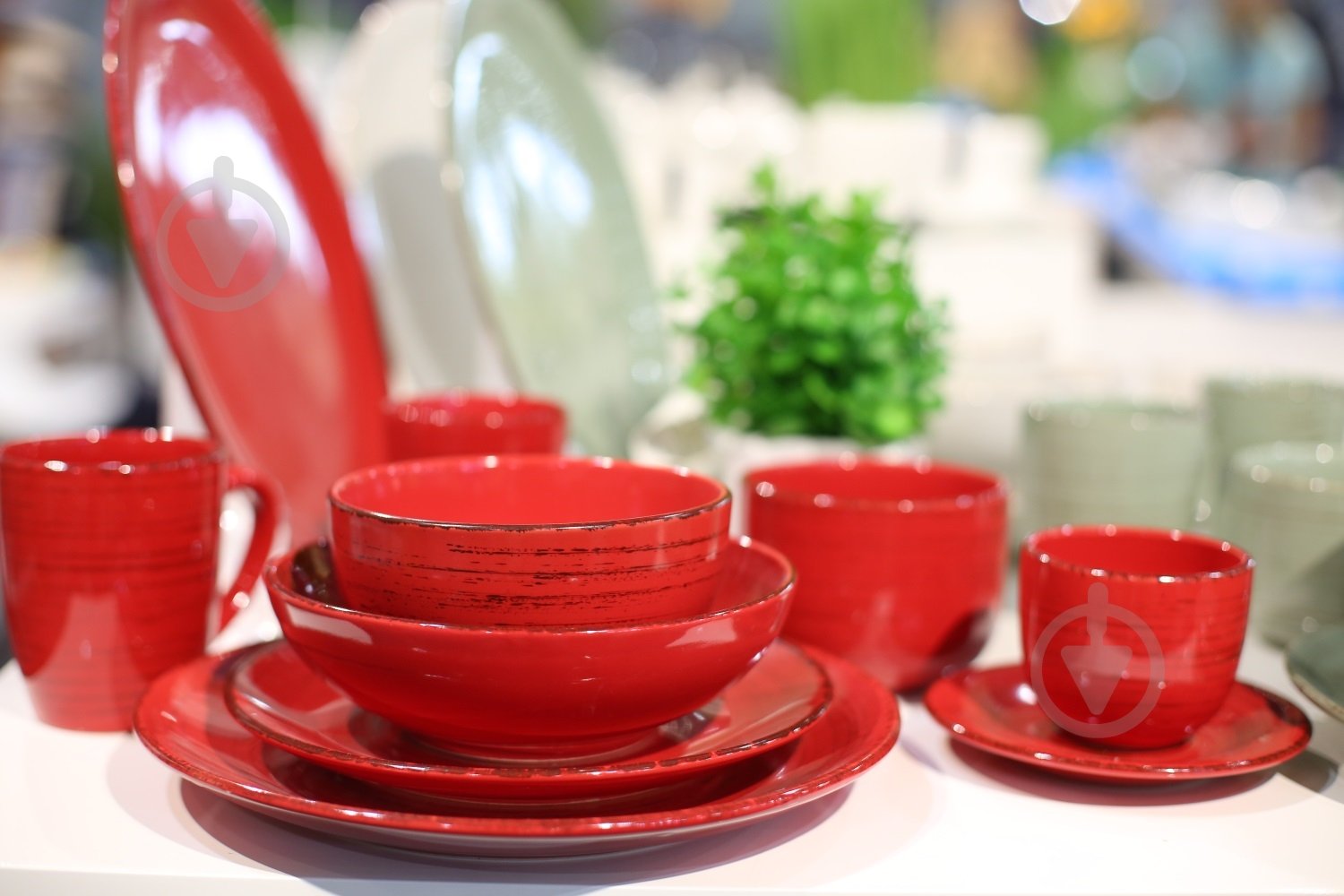 Сервіз столово-чайний Bella Vita Antique red 18 предметів на 6 перcон - фото 9