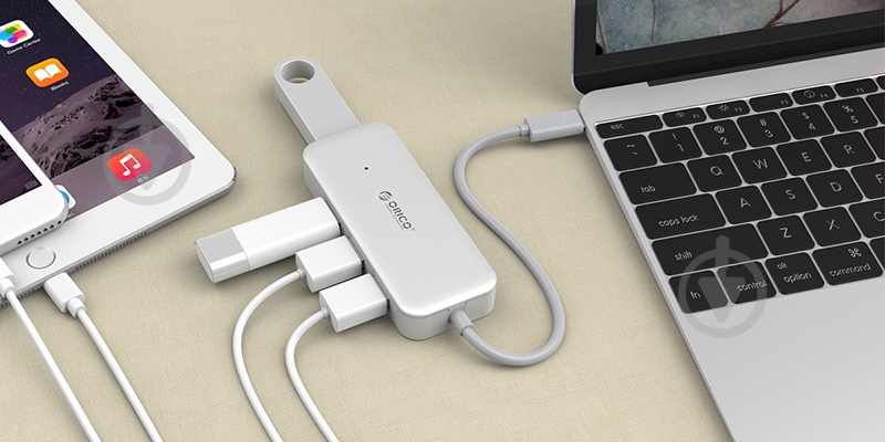 USB-хаб Orico TC4U-U3-SV-BP - фото 2