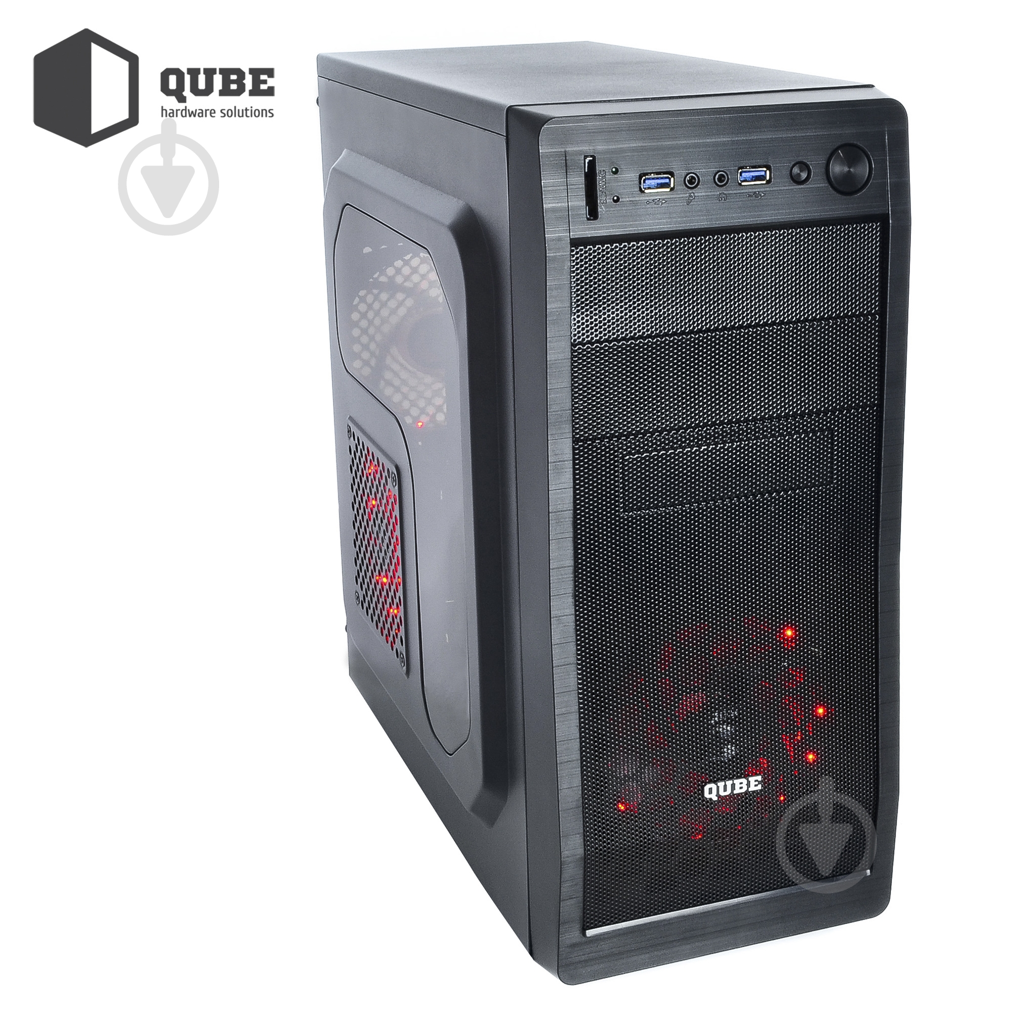Корпус QUBE QB928A Black (QB928A_WRNU3) - фото 4