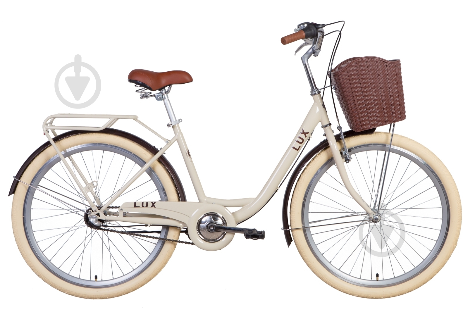 Велосипед Dorozhnik 26" 17"(43 см) LUX OPS-D-26-123 бежевый - фото 1