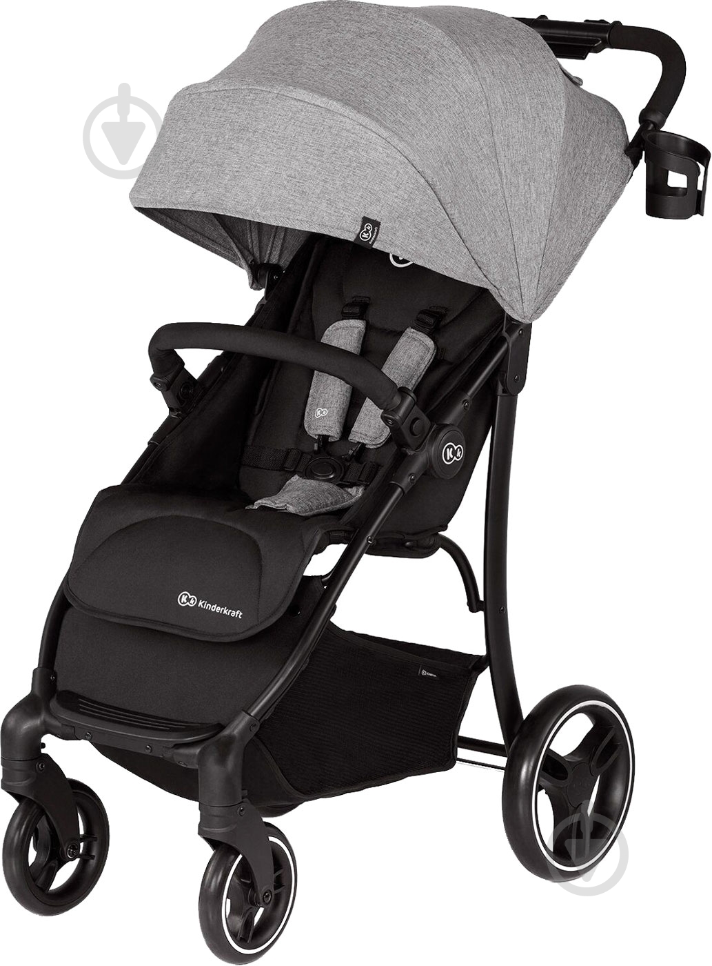 Коляска прогулочная Kinderkraft Trig Grey KKWTRIGGRY0000 - фото 1