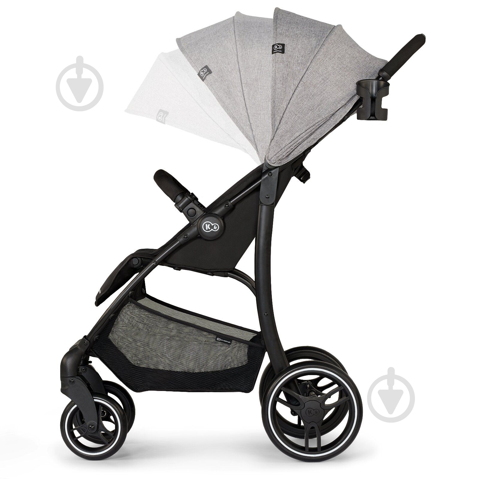 Коляска прогулочная Kinderkraft Trig Grey KKWTRIGGRY0000 - фото 7