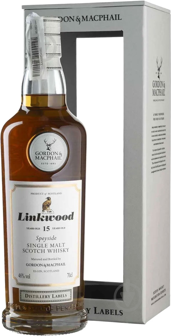 Виски Gordon & MacPhail односолодовый Linkwood 15yo подарочная коробка 0,7 л - фото 1 Виски Gordon & MacPhail односолодовый Linkwood 15yo подарочная коробка 0,7 л - фото 1