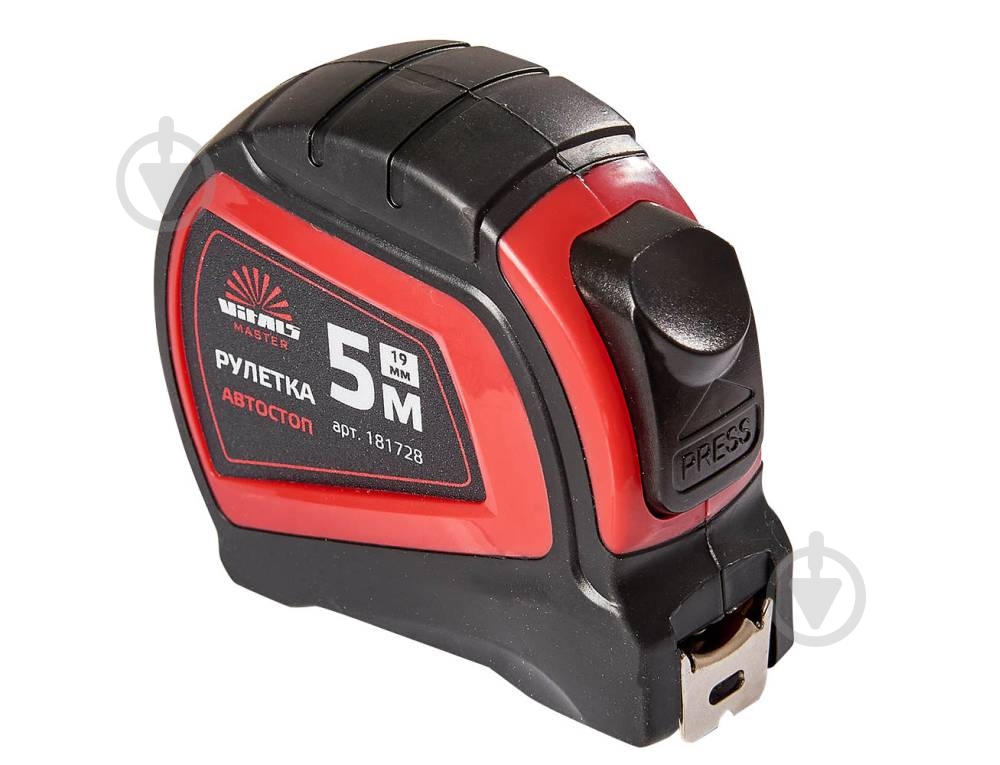 Рулетка Vitals Master 181728 5 м x 19 мм - фото 3