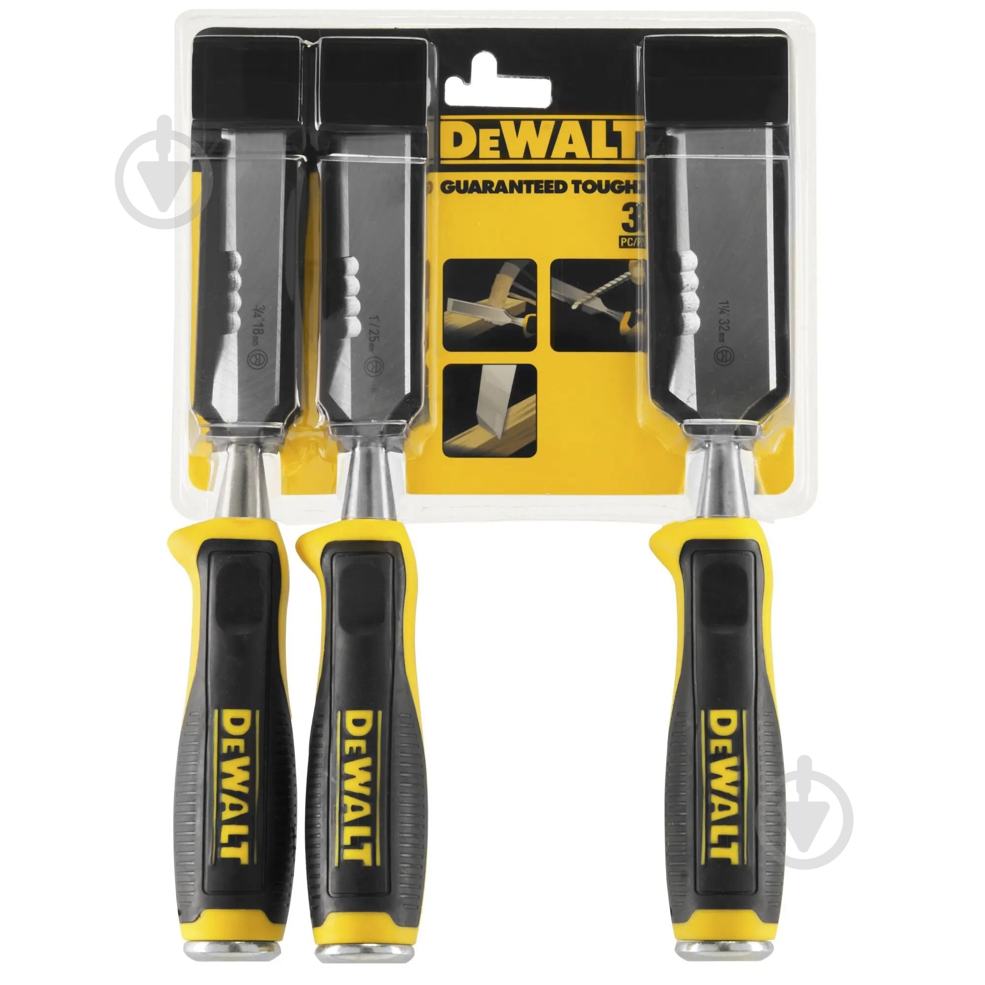 Набор стамесок DeWalt DWHT0-16148 - фото 3 Набор стамесок DeWalt DWHT0-16148 - фото 3