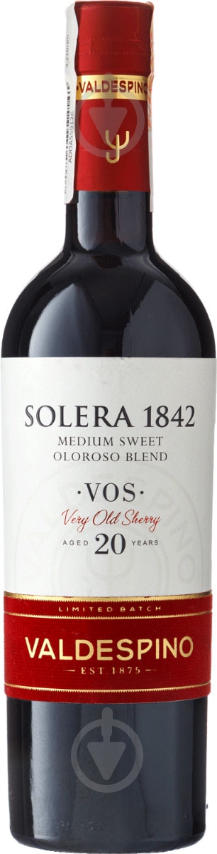 Вино Valdespino Solera 1842 Medium Sweet 0,5 л - фото 1 Вино Valdespino Solera 1842 Medium Sweet 0,5 л - фото 1