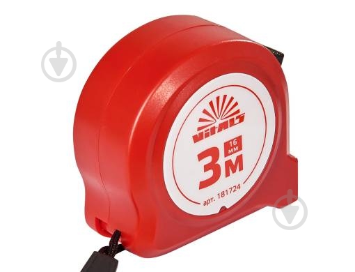 Рулетка Vitals 181724 3 м x 16 мм - фото 2
