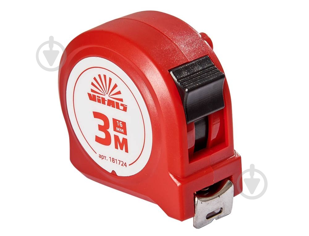 Рулетка Vitals 181724 3 м x 16 мм - фото 1