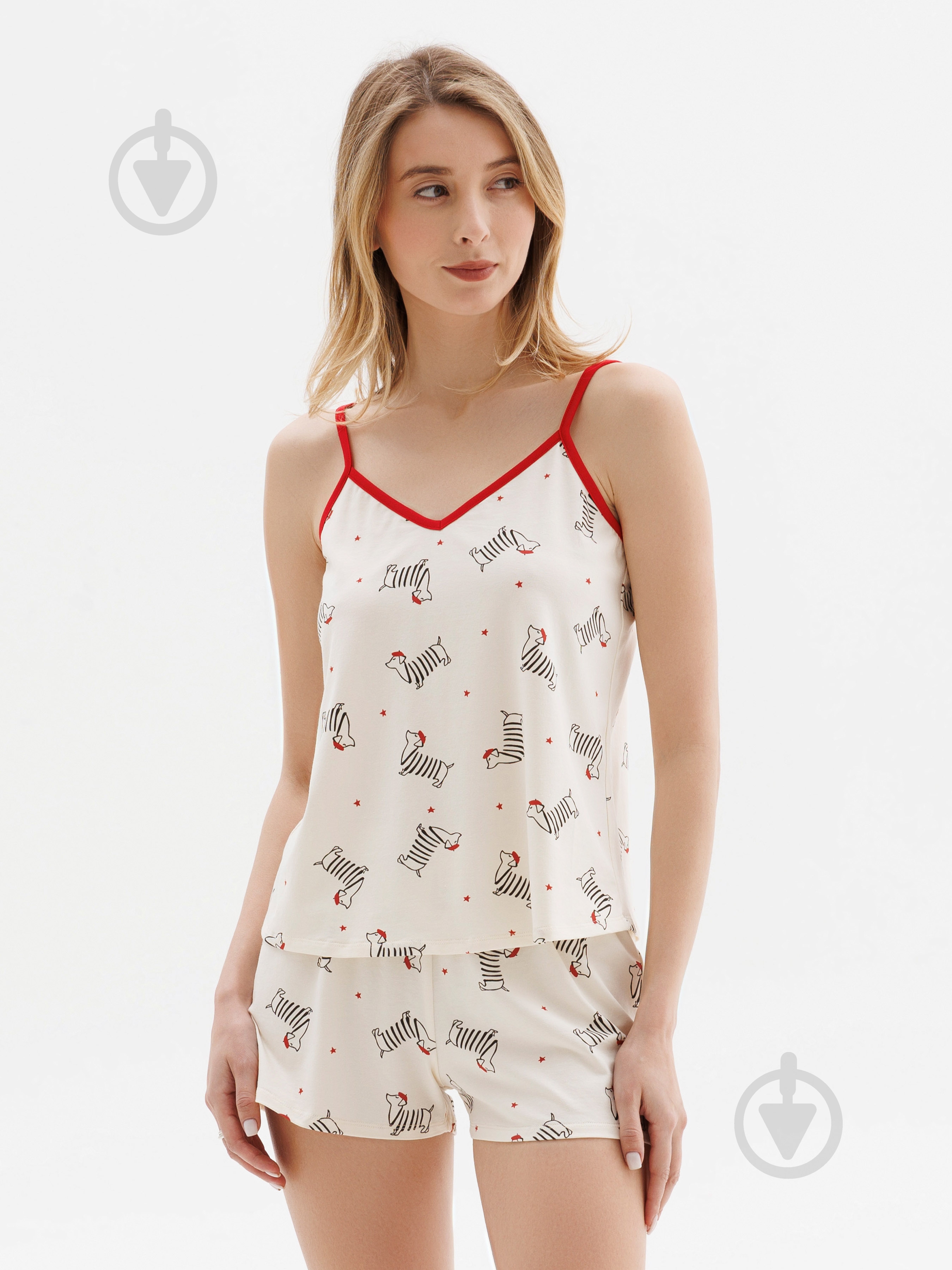 Шорти жіночі Roksana NIGHT PUPPY №1807/16343 №1680 р. XXL червоний - фото 3 Шорти жіночі Roksana NIGHT PUPPY №1807/16343 №1680 р. XXL червоний - фото 3