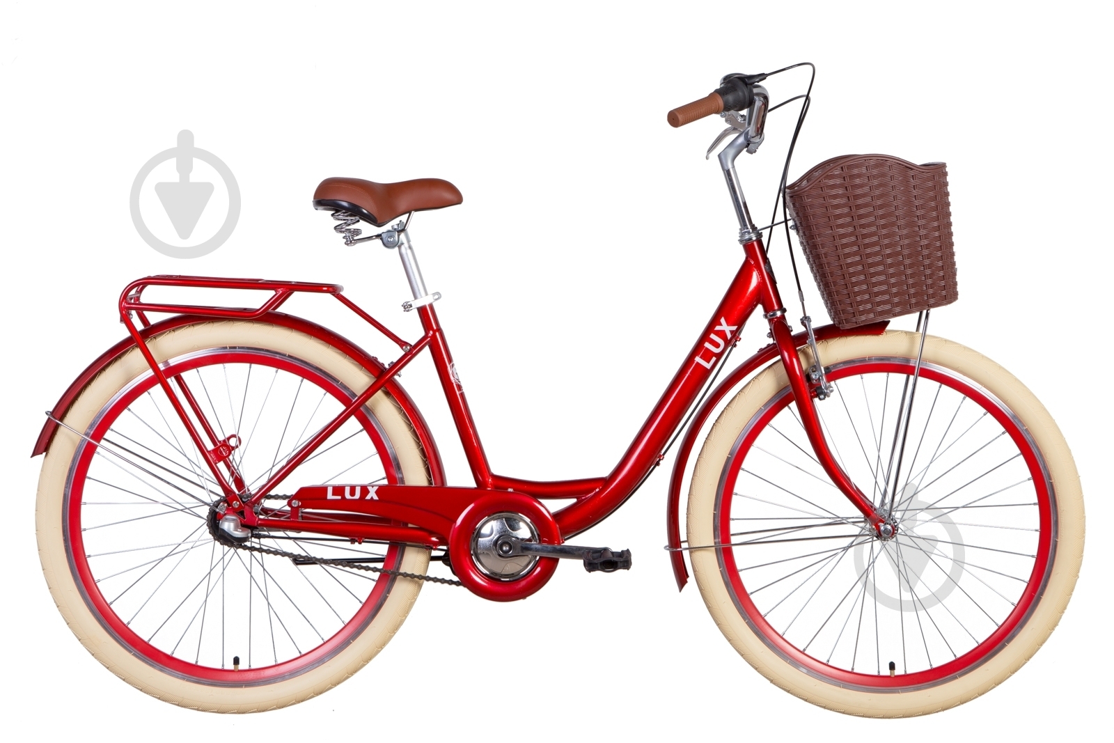 Велосипед Dorozhnik 26" 17"(43 см) LUX OPS-D-26-128 рубиновый - фото 1 Велосипед Dorozhnik 26" 17"(43 см) LUX OPS-D-26-128 рубиновый - фото 1
