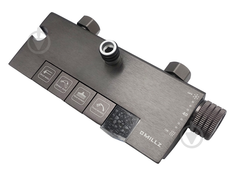 Душевая система MILLZ мультирежимная серая MRS-AL-C95 (gray) - фото 2