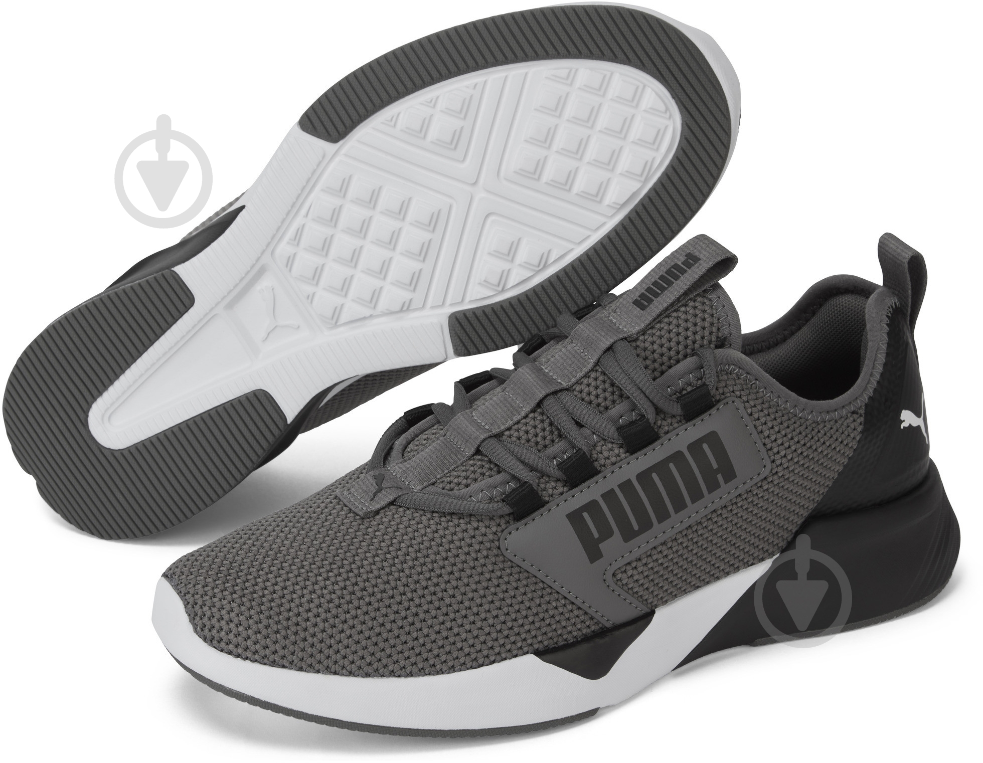 Кроссовки мужские демисезонные Puma RETALIATE TONGUE CASTLEROCK 37614902 р.41 серые - фото 4