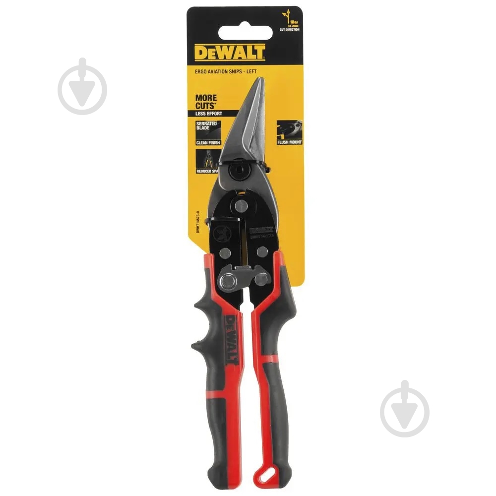 Ножиці по металу DeWalt ERGO Aviation DWHT14673-0 - фото 4