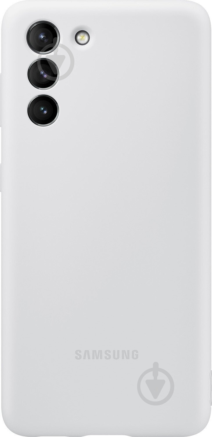 Чехол Samsung Silicone Cover Light Gray (EF-PG991TJEGRU) - фото 1