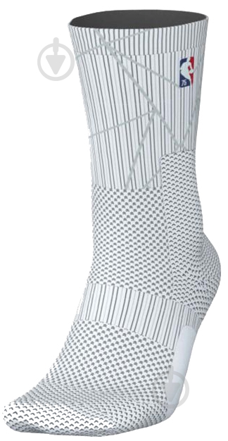 Носки Jordan NBA Crew DM3849-100 р.34-38 белый - фото 1