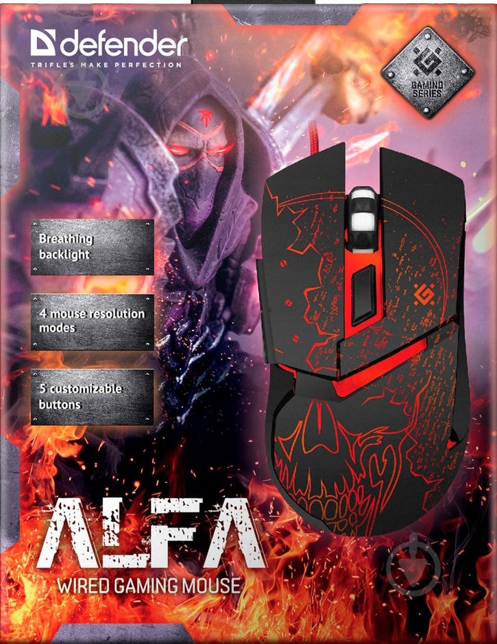 Мышка Defender Alfa GM-703L(52703) - фото 6