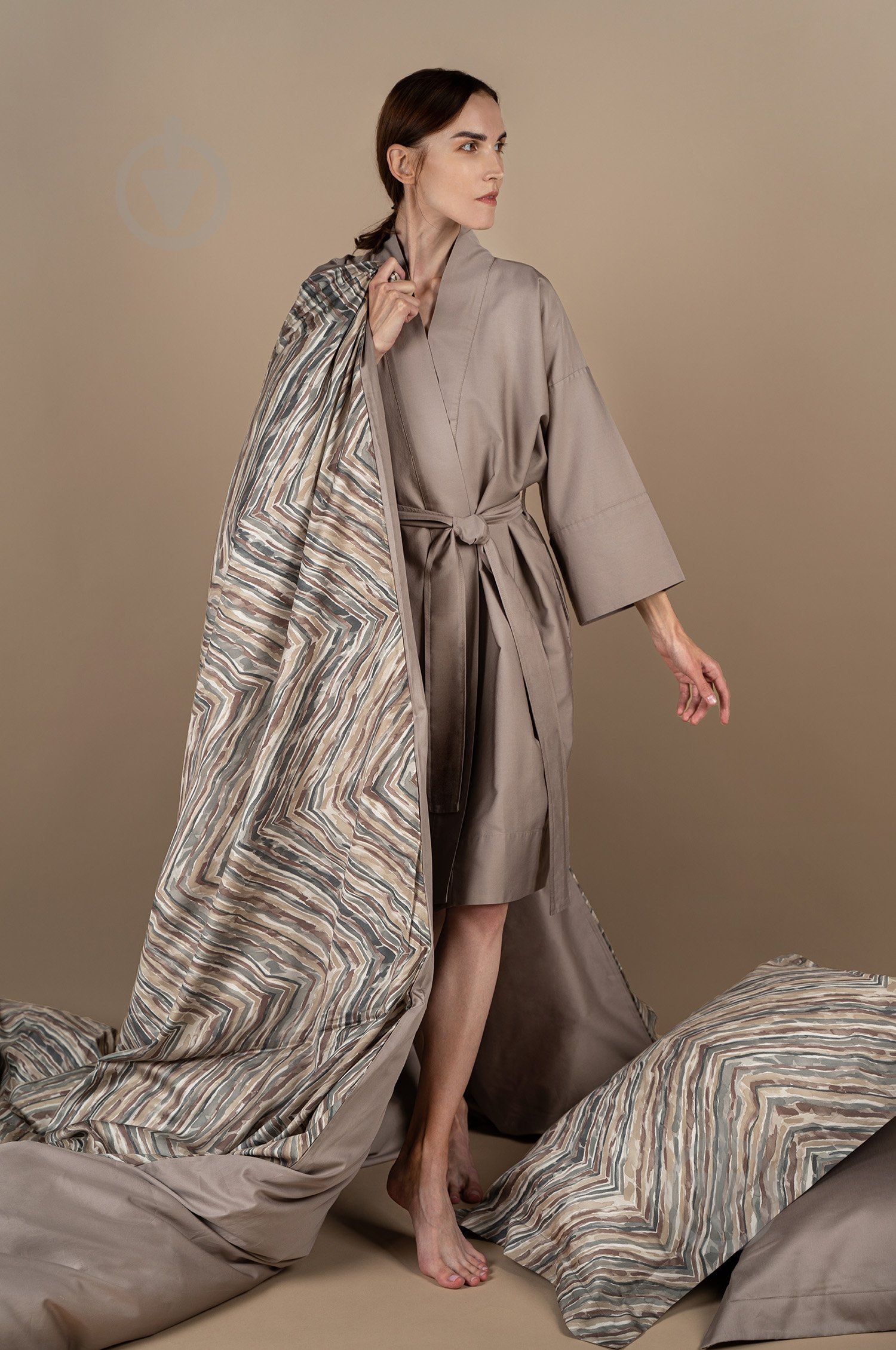 Комплект постельного белья Desert Dunes 2.0 бежевый с рисунком Decoflux - фото 5 Комплект постельного белья Desert Dunes 2.0 бежевый с рисунком Decoflux - фото 5