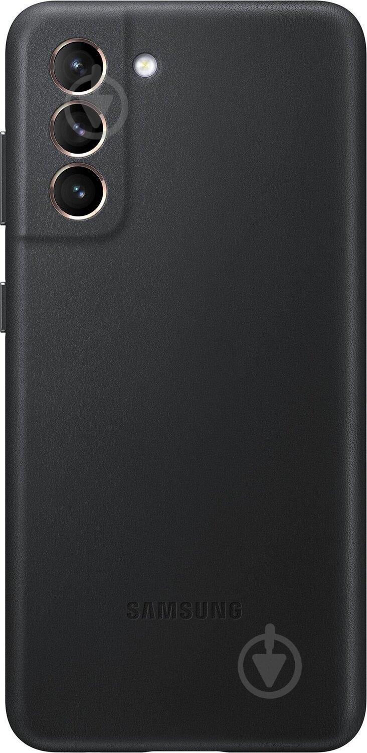 Чехол Samsung Leather Cover Black (EF-VG991LBEGRU) - фото 1