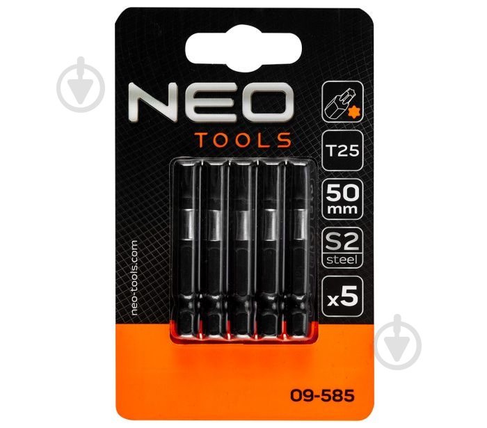 Набір біт NEO tools 5 шт. 5 шт. 09-585 - фото 2