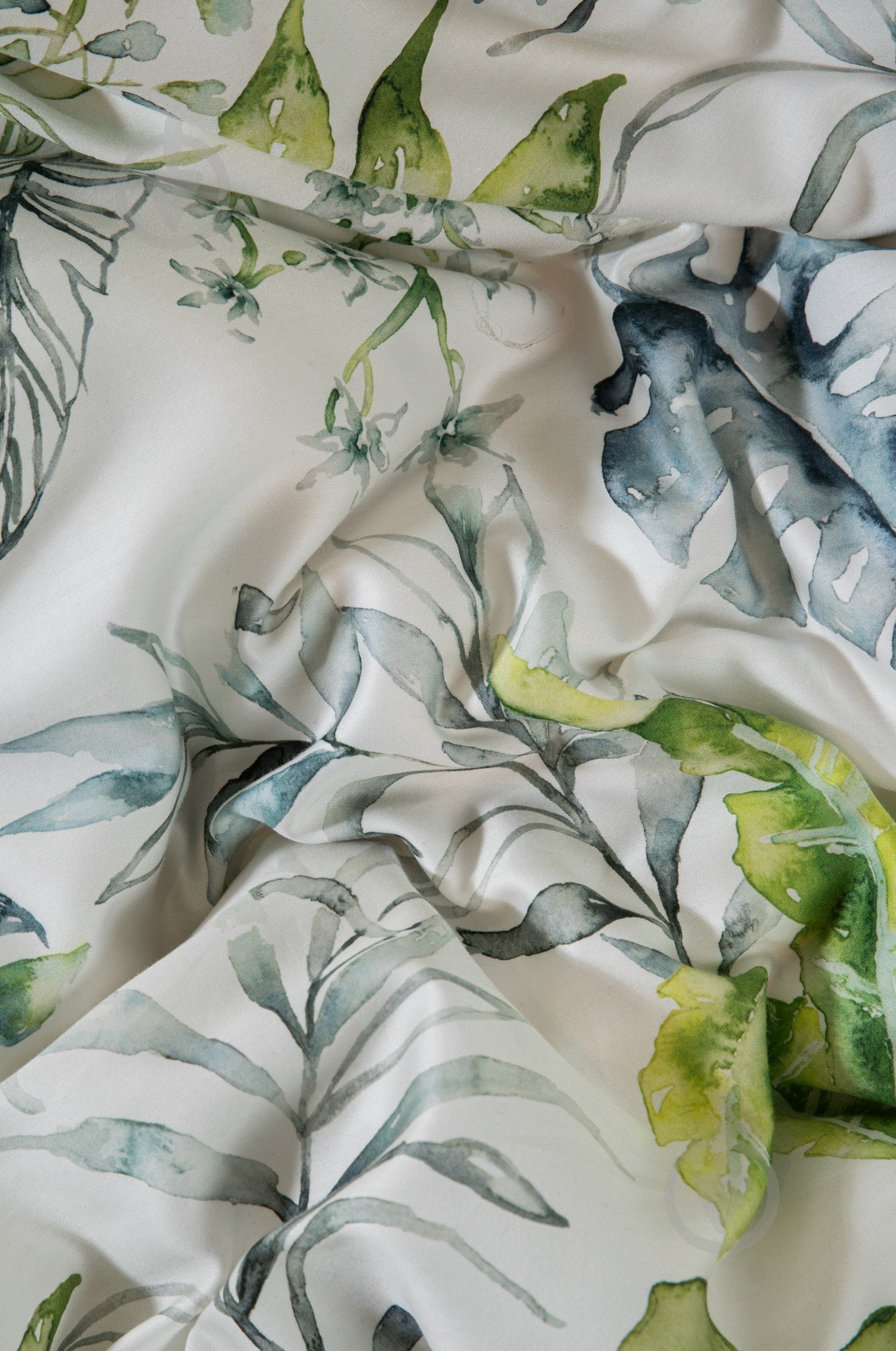 Комплект постельного белья Flora 2.0 белый с рисунком Decoflux - фото 5 Комплект постельного белья Flora 2.0 белый с рисунком Decoflux - фото 5