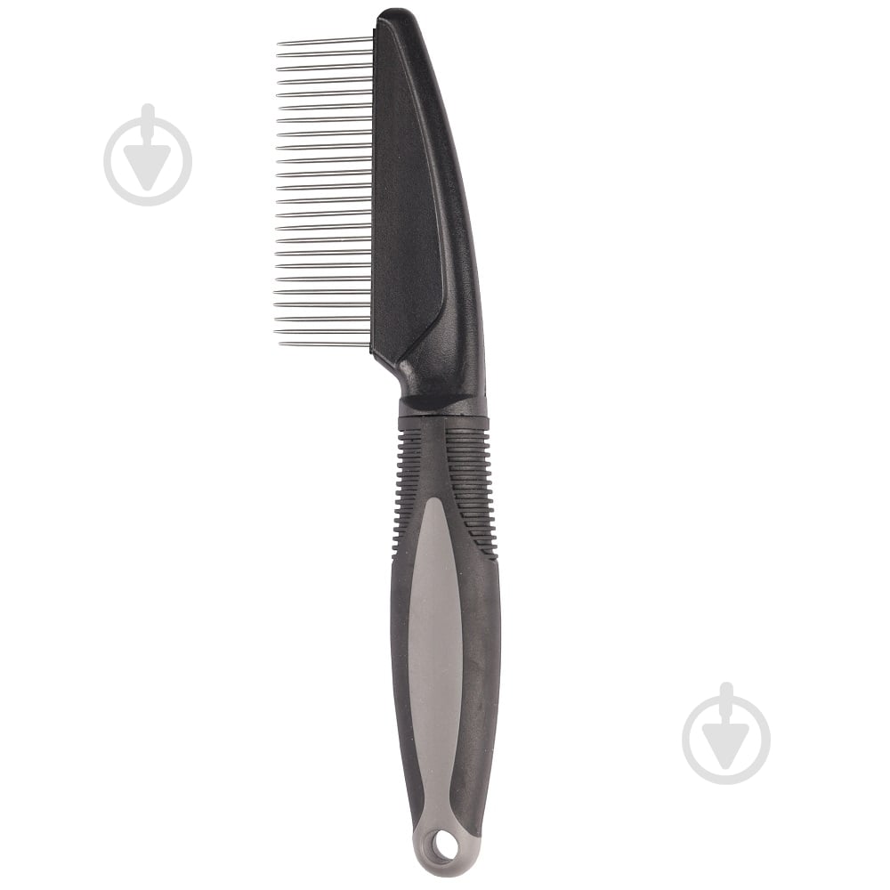 Гребінець Flamingo з середніми круглими зубчиками для собак 21х5,5 см - фото 1 Гребінець Flamingo з середніми круглими зубчиками для собак 21х5,5 см - фото 1