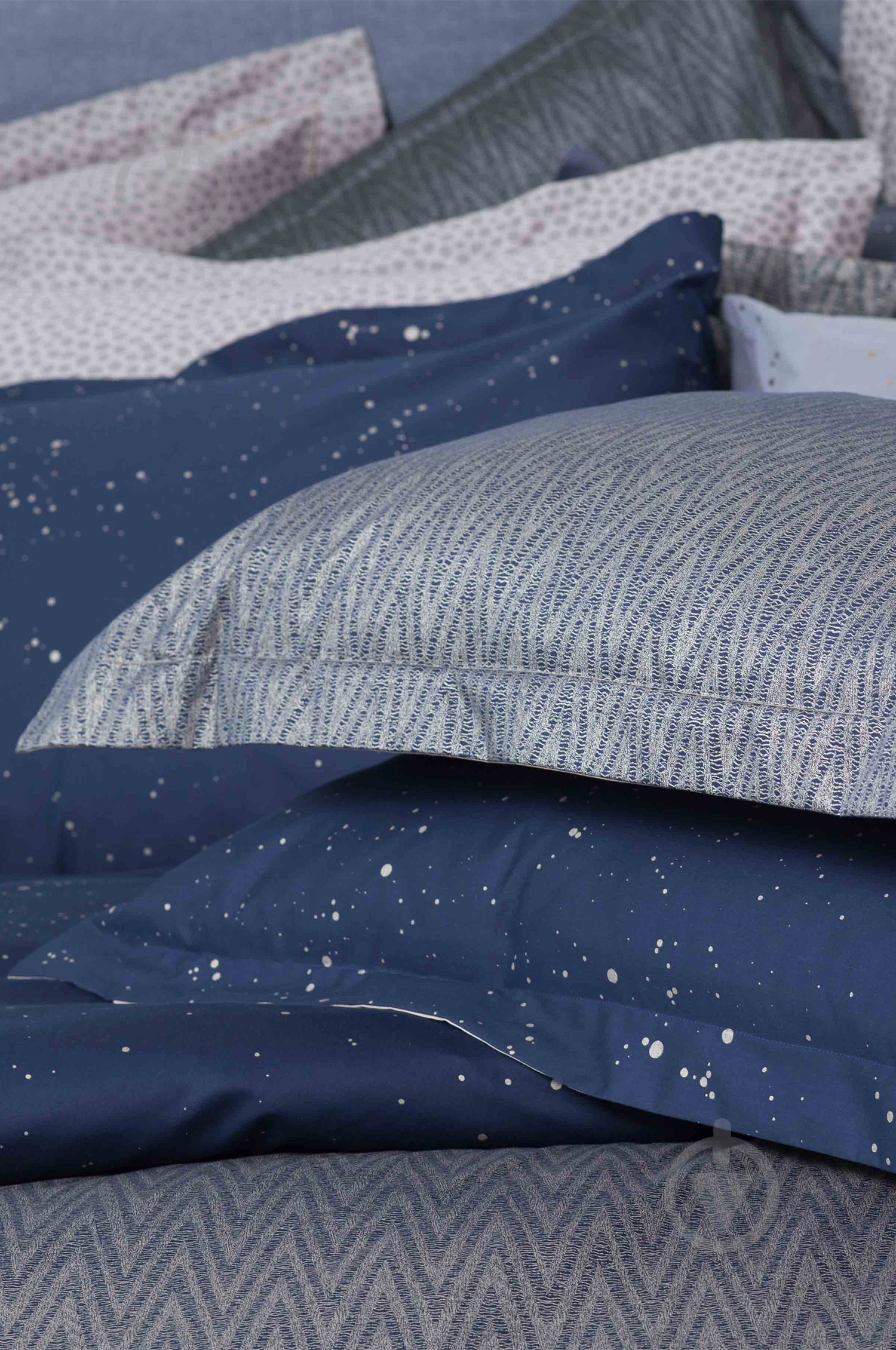 Комплект постельного белья Cosmos Dark 2.0 синий Decoflux - фото 5