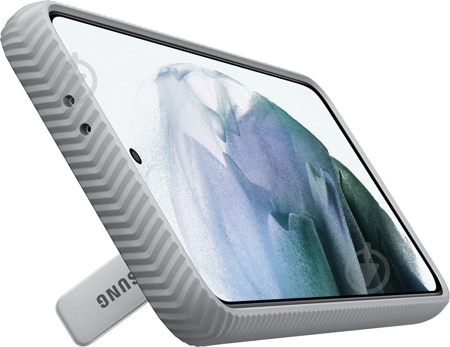 Чехол Samsung Protective Standing Cover Light Gray (EF-RG991CJEGRU) - фото 4