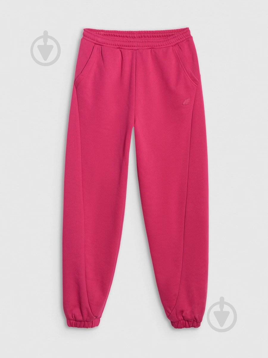 Штани 4F TROUSERS CAS F1205 4FWAW25TTROF1205-53S р. M рожевий - фото 6
