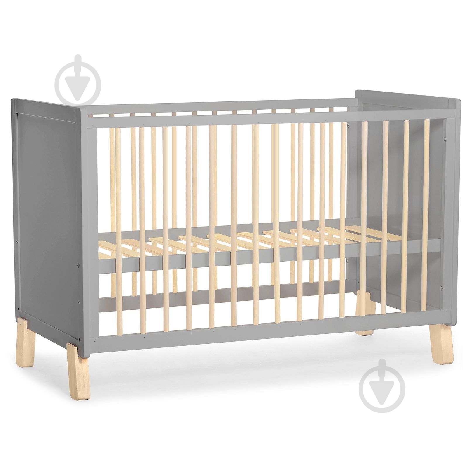 Ліжко Kinderkraft Nico Grey KKHNICOGRY000N - фото 1