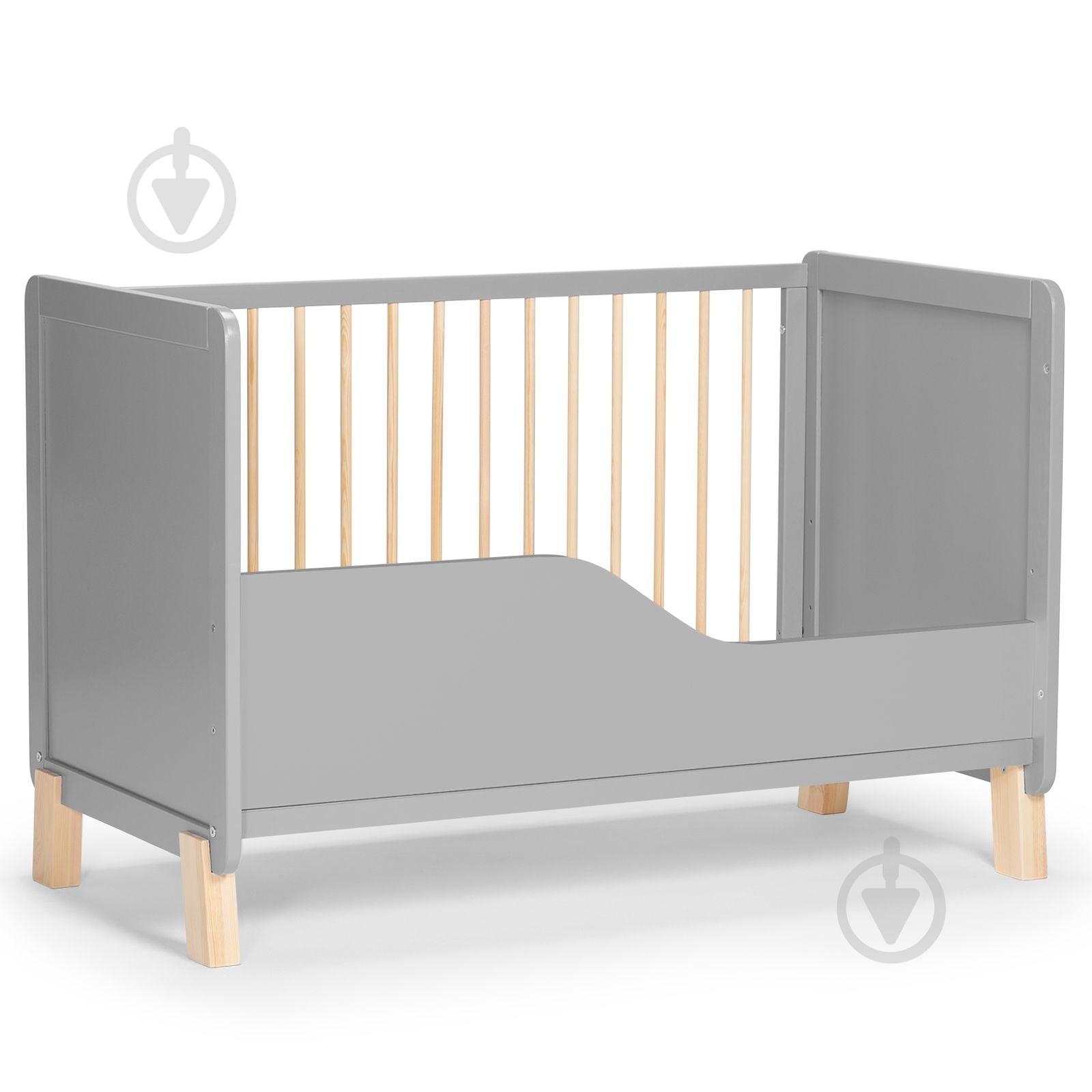 Ліжко Kinderkraft Nico Grey KKHNICOGRY000N - фото 2