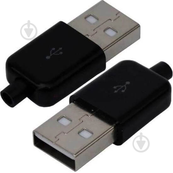 Коннектор Profix USB тип A под шнур черный (P301003) - фото 1 Коннектор Profix USB тип A под шнур черный (P301003) - фото 1