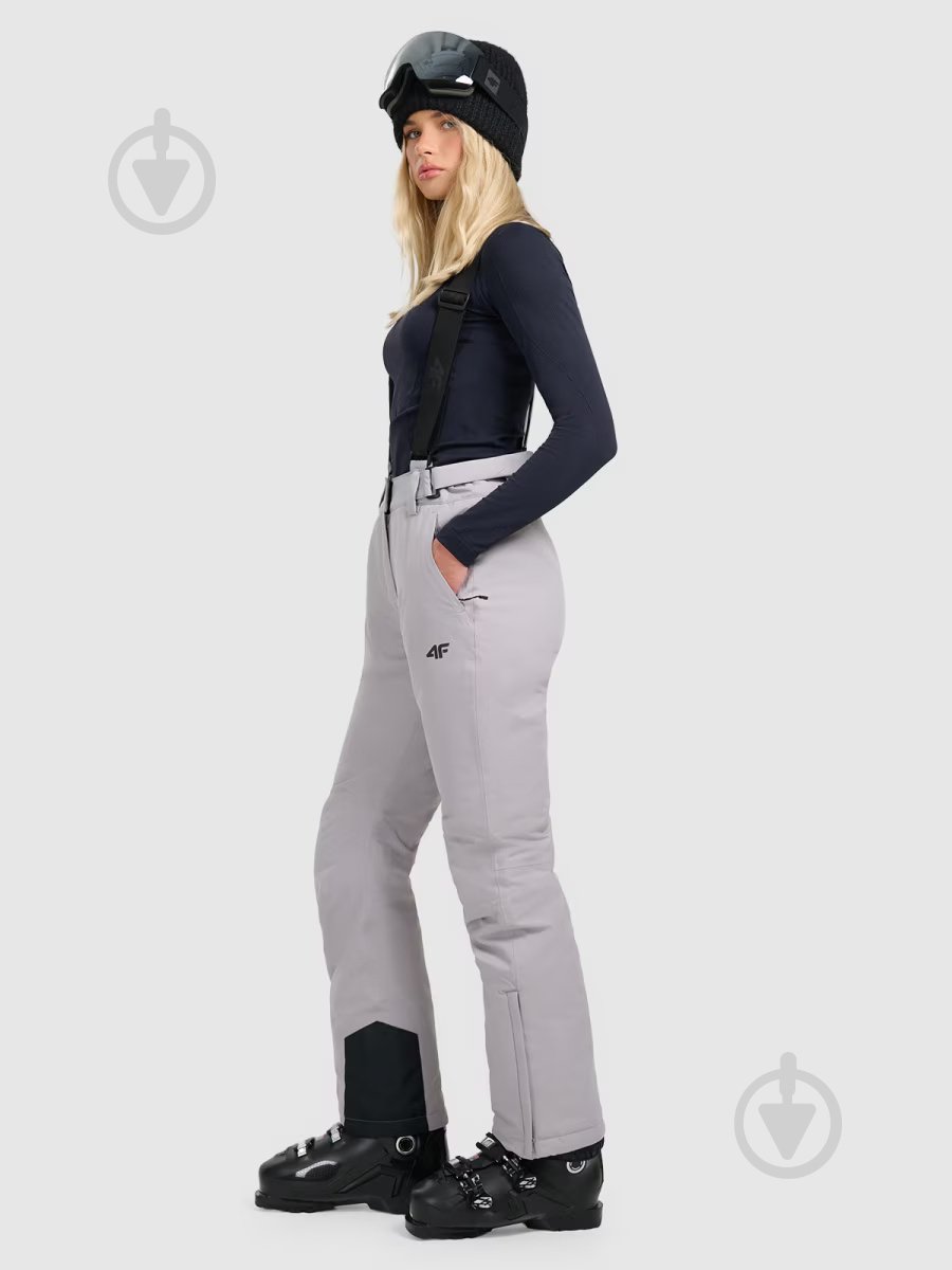 Брюки 4F TROUSERS FNK F1157 4FWAW25TFTRF1157-27S р. M серый - фото 4