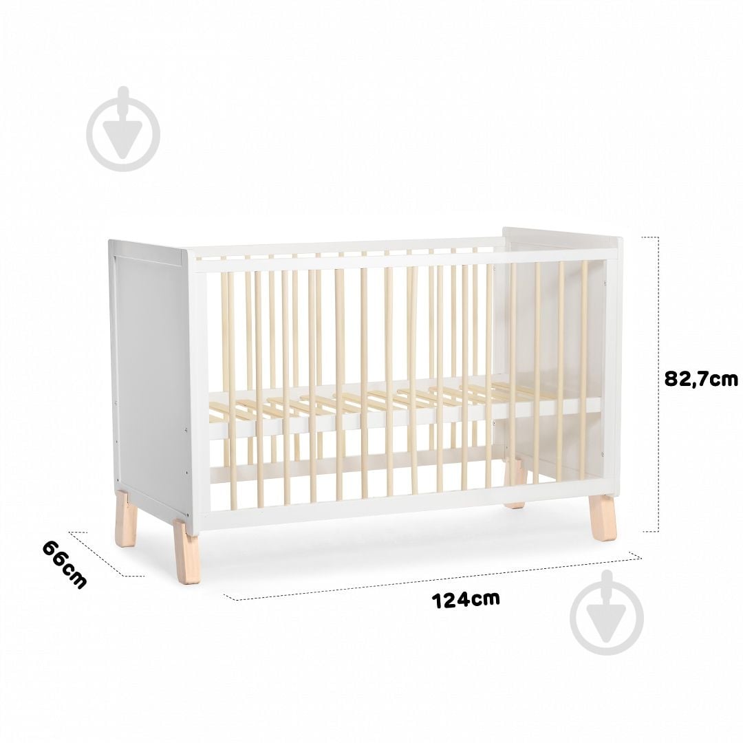 Ліжко Kinderkraft Nico White KKHNICOWHT000N - фото 6