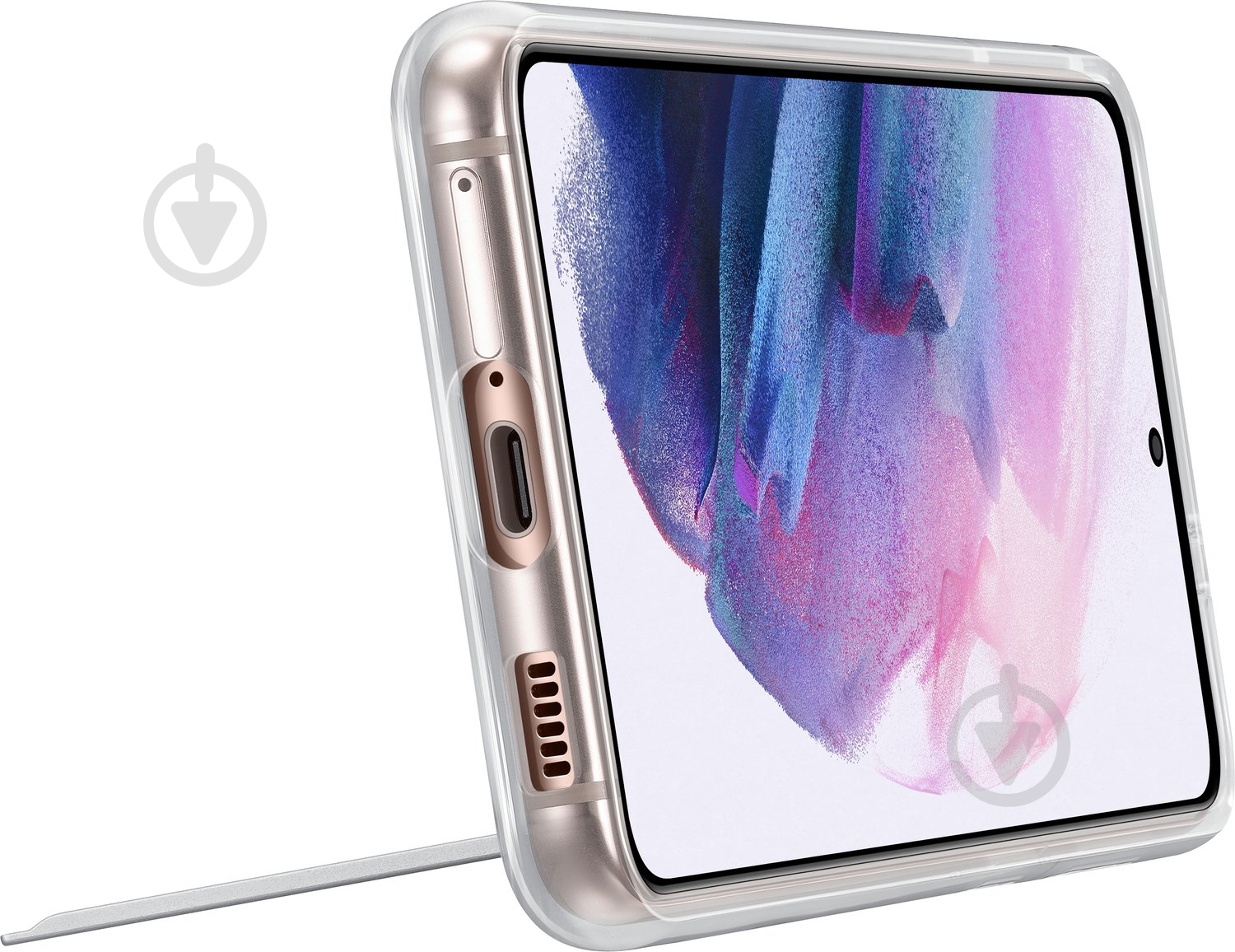 Чехол Samsung Clear Standing Cover Transparency (EF-JG991CTEGRU) - фото 6