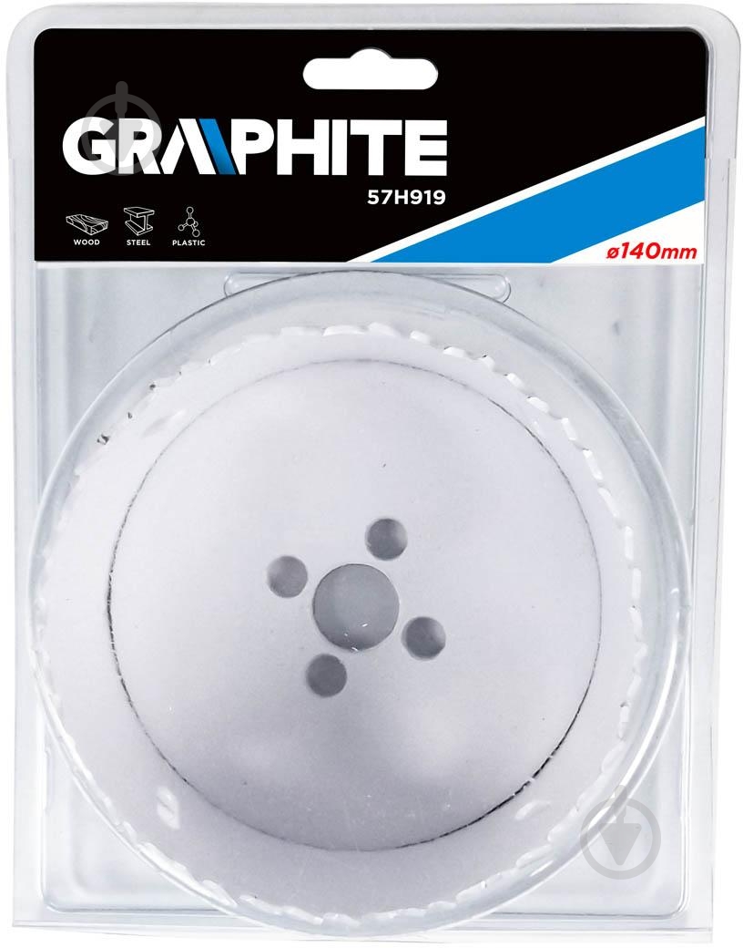 Коронка биметаллическая GRAPHITE 57H919 - фото 2