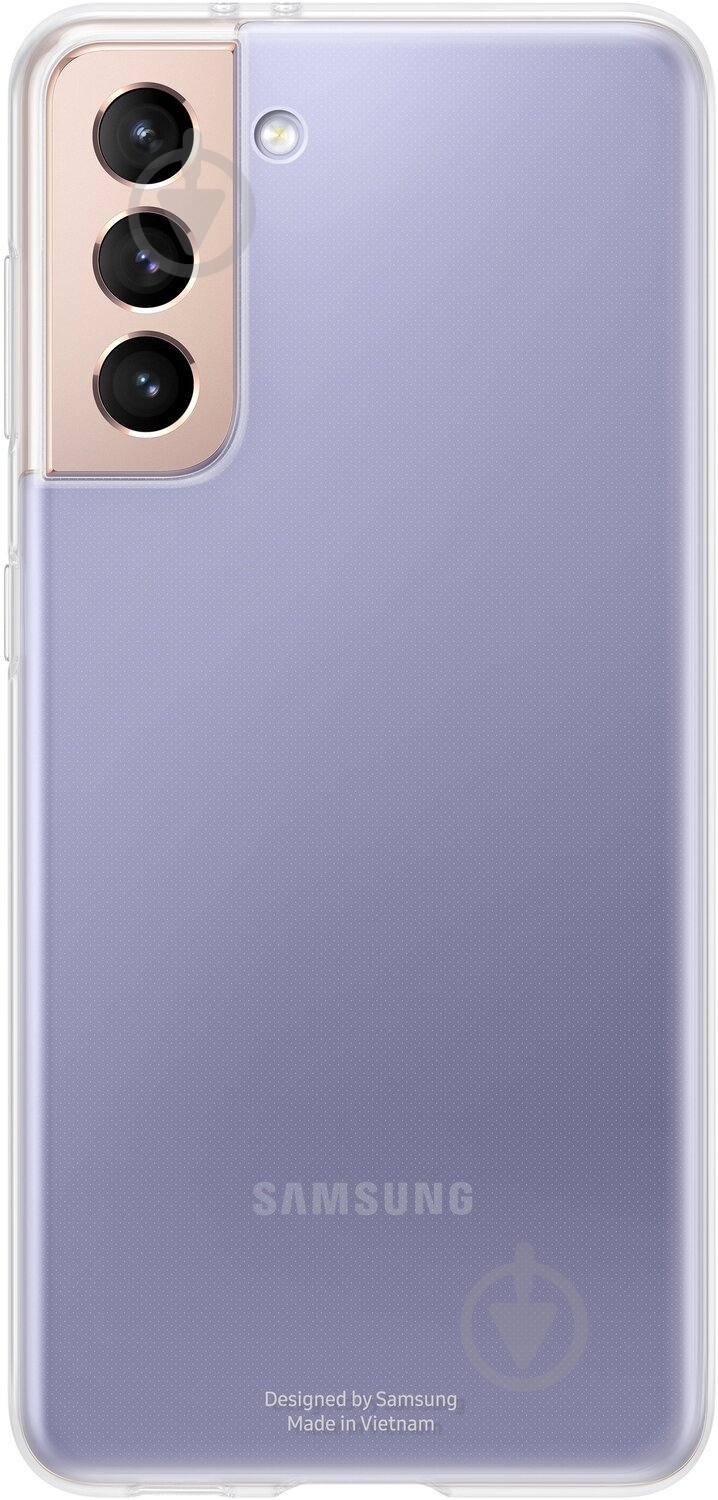 Чехол Samsung Clear Cover Transparency (EF-QG991TTEGRU) - фото 1