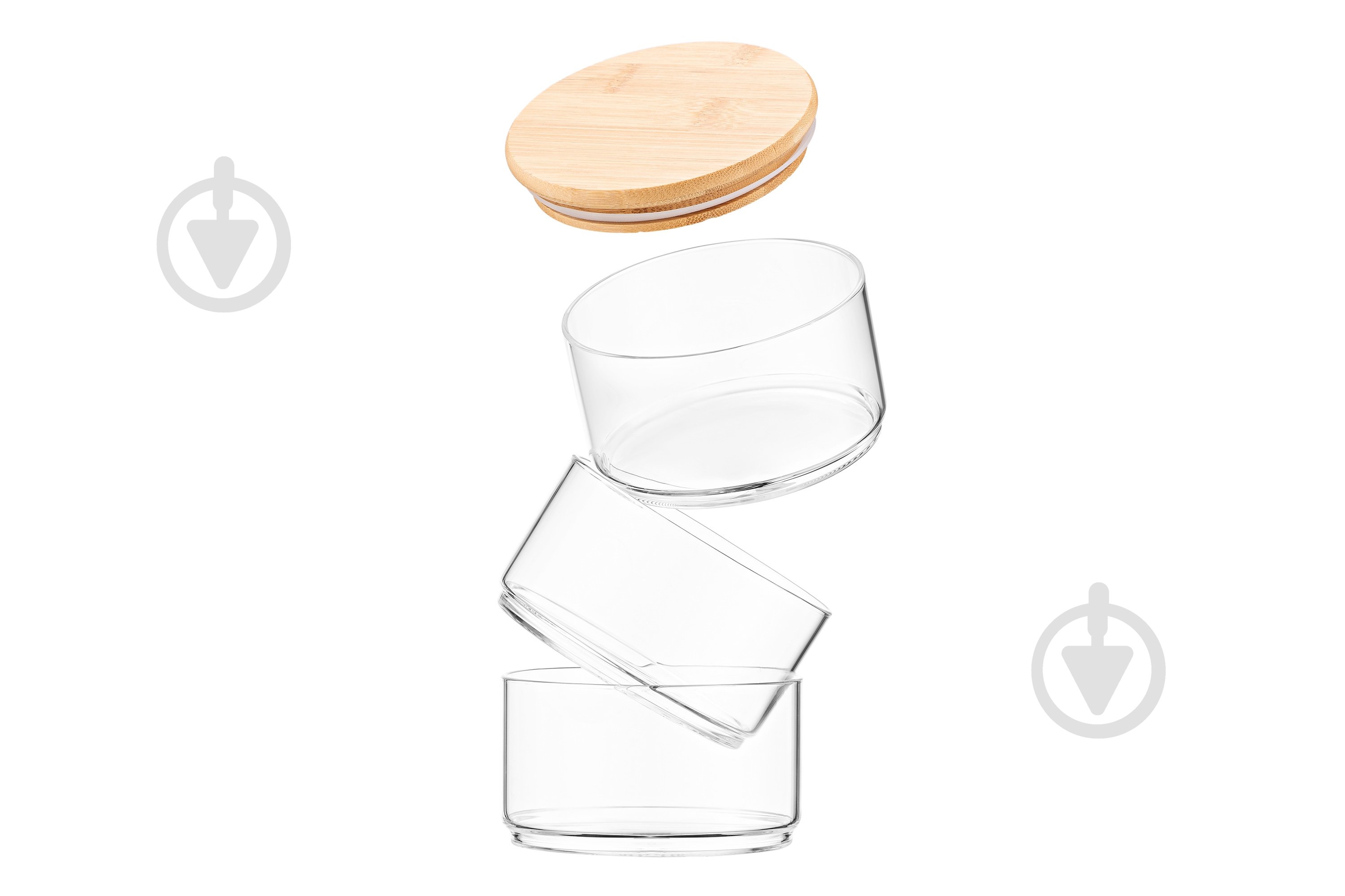 Набор емкостей для хранения Ardesto Midori 3х400 мл прозрачный AR1203CB - фото 3