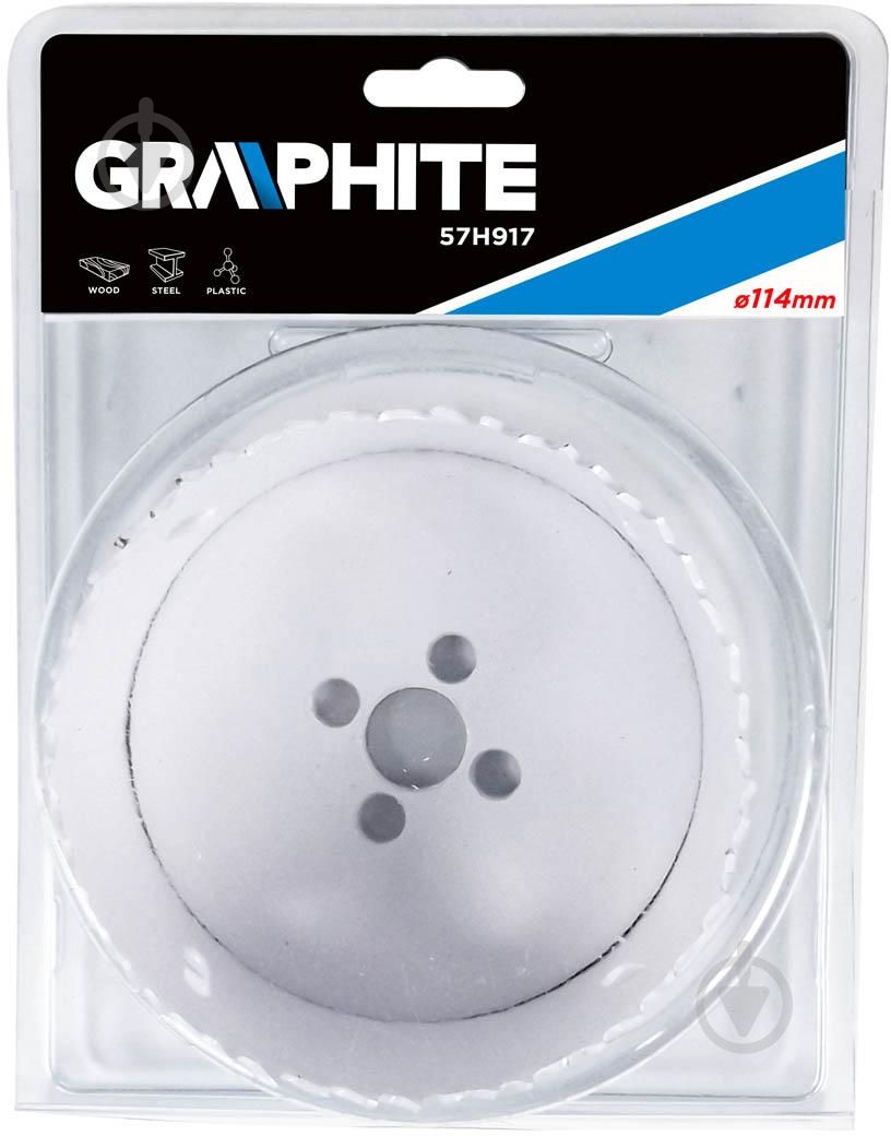 Коронка біметалева GRAPHITE 57H917 - фото 2
