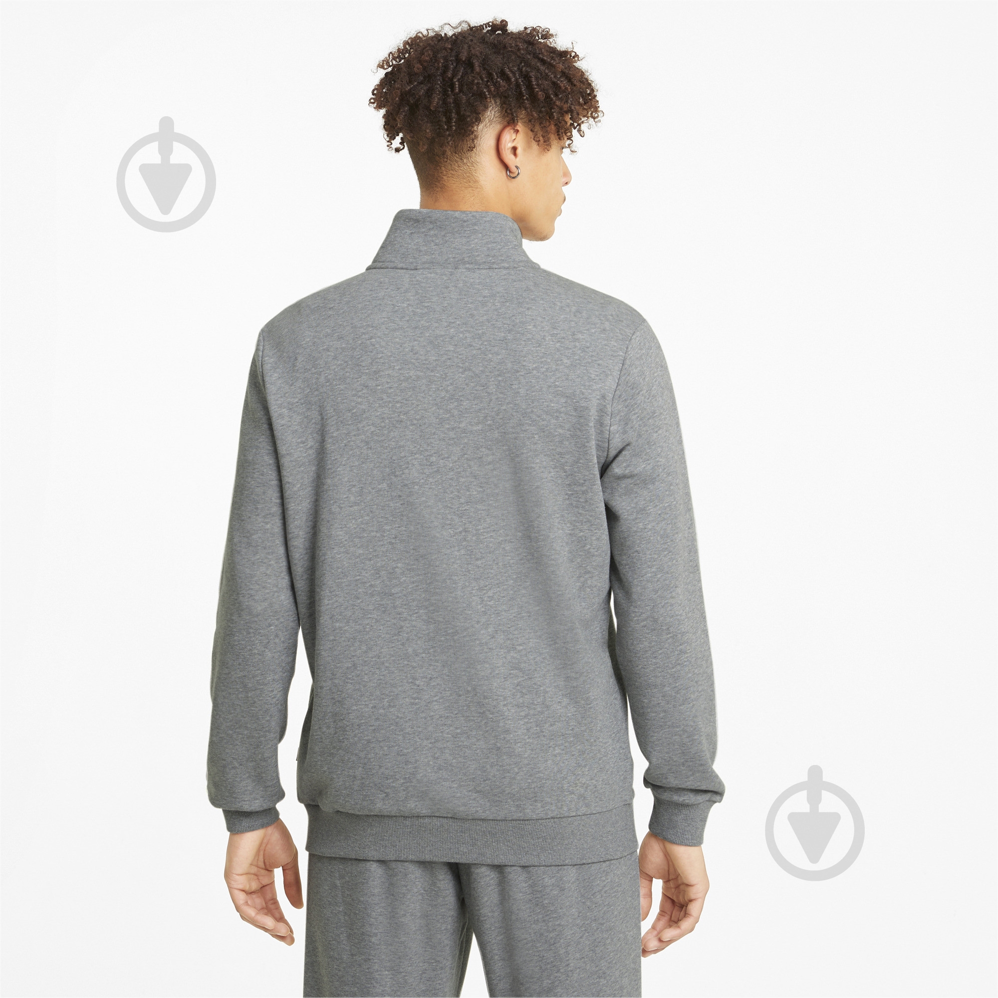 Джемпер Puma ESS TRACK JACKET TR MEDIUM GRAY HEATHER 58669603 р. 2XL серый - фото 2